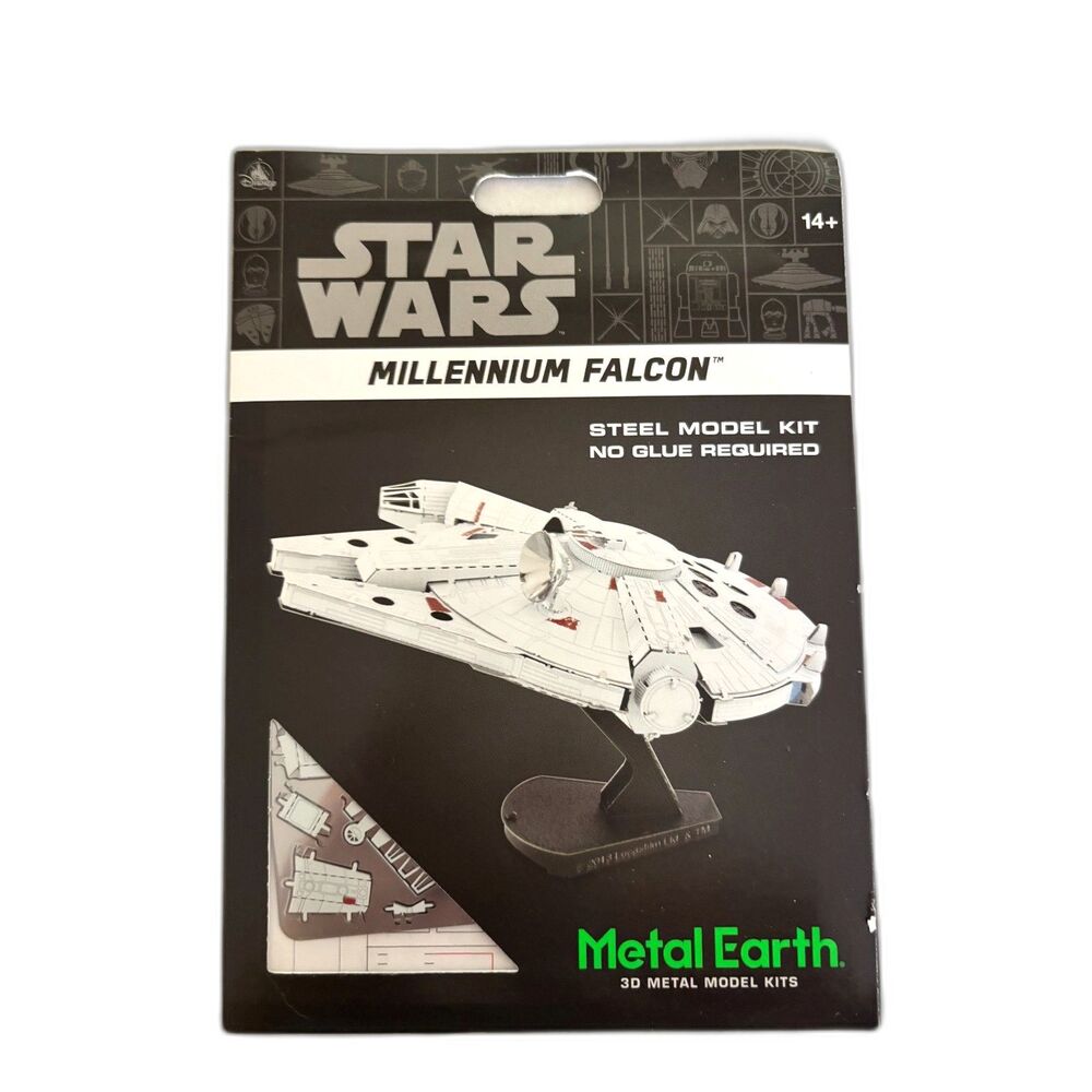 Metal Earth Star Wars Millennium Falcon 3D Metal Model Kit-New